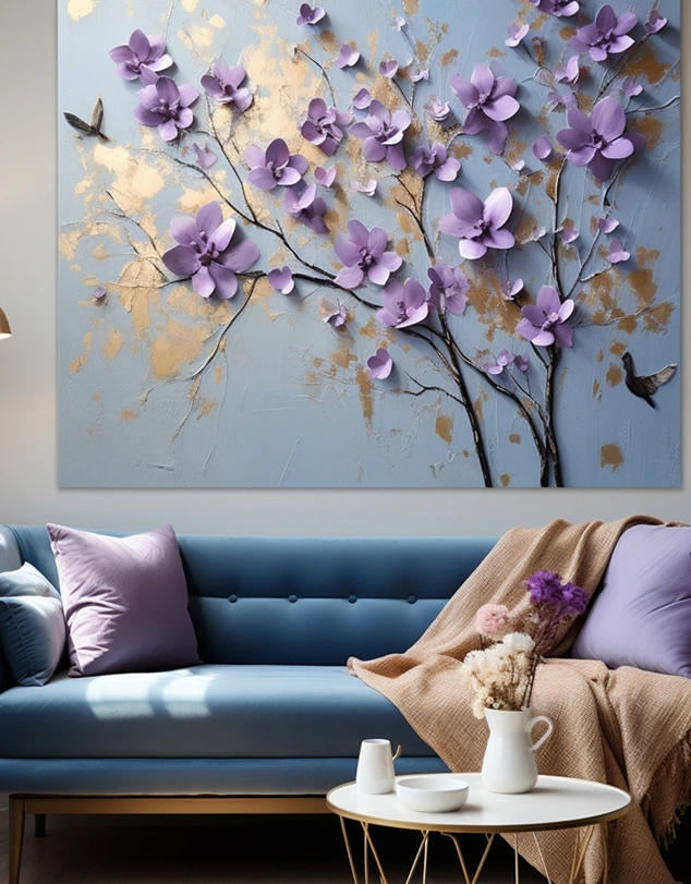 Petal Relief Canvas